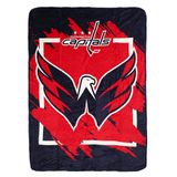 Northwest NHL Washington Capitals Micro Raschel plaid deken, 46" x 60", dimensionale