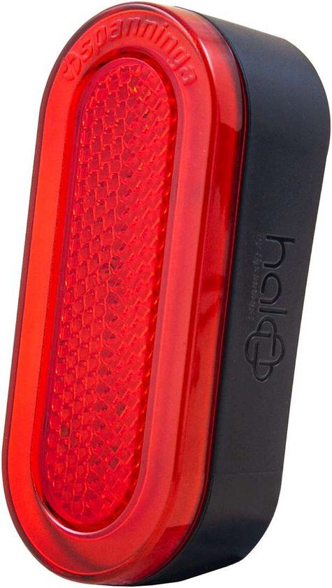 Spanninga Halo Guard XEr E-bike Achterlicht - Rood - 6-48V - Spatbord