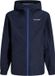 JACK&JONES JJEFLYNN RAIN JACKET SN JNR Jongens Regenjas Lange mouw Polyester Met capuchon Donkerblauw Maat 140