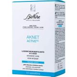 Bionike Aknet Peel Lotion exfoliante avec 3 acides - 10 lingettes à usage unique