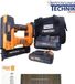 Freeman Cloueuse sans fil LD635 15-35 mm 2x2,0 Ah pour Hikoki NP18DSAL Makita DFN350Z Prebena ALK35