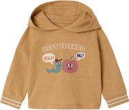 Vertbaudet T-shirt met capuchon lange mouwen okergeel
