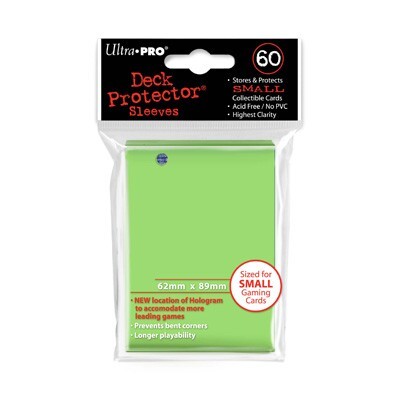 Ultra Pro Sleeves Small Lime Groen 62 x 89 mm