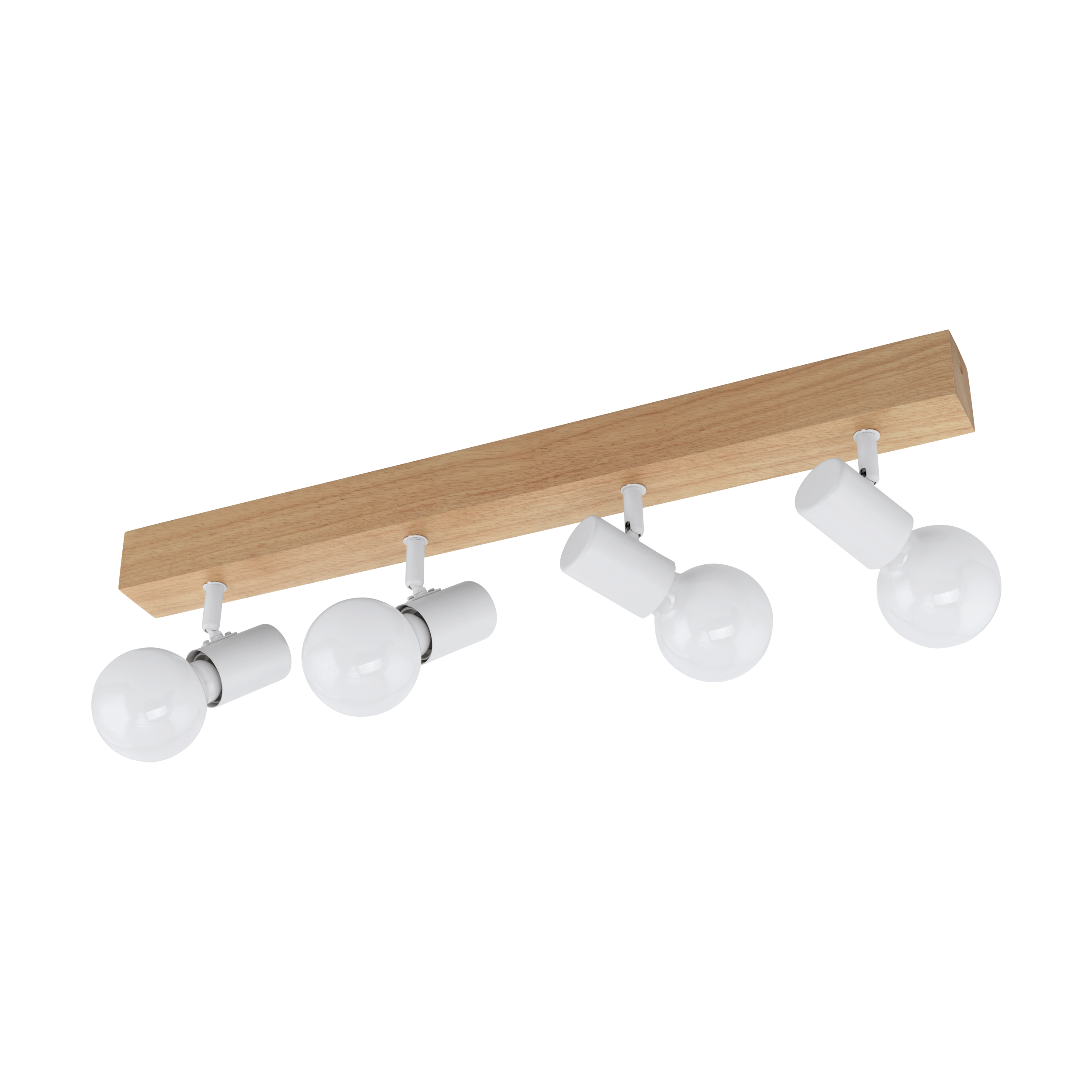 EGLO Townshend 3 - Spot - Staal, Hout