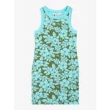 Roxy Iconic Days Printed Rg Mouwloze Jurk Groen 14 Years Meisje