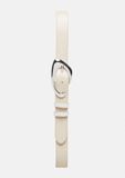 comma - Leren riem met decoratieve gesp - Lichtbeige