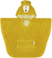 Trixie Poncho - Mr. Lion - 100% Biologisch Katoen - Badcape Kind met Capuchon - Geel