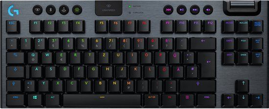 Logitech G915 TKL Tenkeyless LIGHTSPEED draadloos RGB mechanisch gamingtoetsenbord - lineair