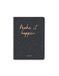 Letts of London Inspireer A6 week om 2025 dagboek te bekijken - houtskool