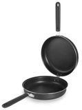 Ibili Tortillas Fusion Poêle 20 cm Fonte d'aluminium Antiadhésif Argent
