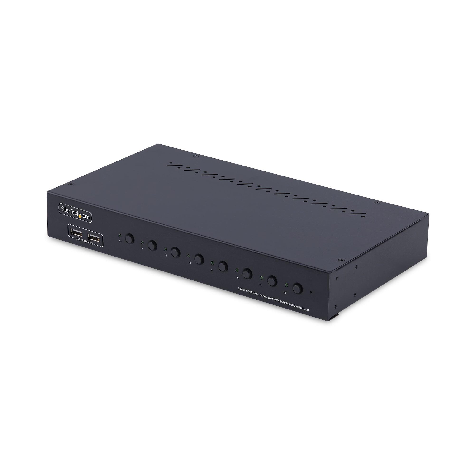 StarTech.com 8-Port HDMI KVM Switch met 1U Rackmontage Kit, 4K 60Hz