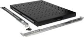 ROLINE 19-inch plank 1 U , Uitschuifbaar 550mm diep 25 kg zwart