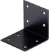 Alberts 824945 Groothoekbeugel - zwart - kunststof gecoat - 60 x 60 x 60 mm | Set van 50