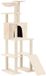 vidaXL Kattenmeubel met sisal krabpalen 166 cm crèmekleurig