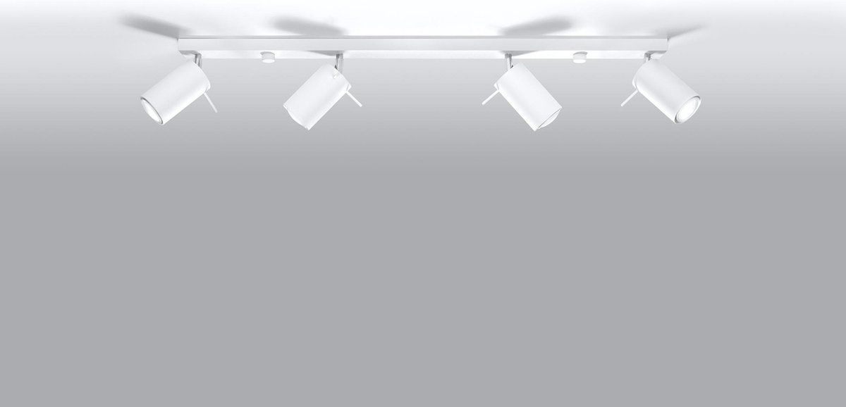 SOLLUX lighting RING 4 L Plafondspot - Wit - GU10 - Metaal - 2022