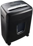 Amazon Basics Papiervernietiger, microsnippers, voor 8 vellen, voor papier, cd‘s en creditcards, shredder (nieuw model, zwart)