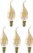 Calex Kaarslamp Goud 3.5W 250Lm 2100K Dimbaar