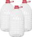 CM Watercontainer/jerrycan - 5 liter - 3x - kunststof - transparant