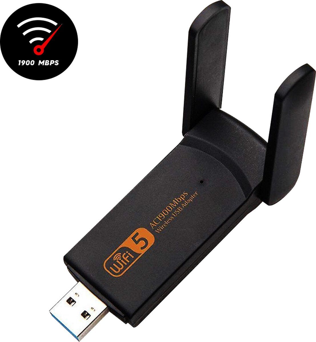 Raider ULTRA WiFi USB - AC 1900Mbps - 5Ghz/2.4Ghz - Draadloze ...