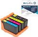Lexmark Cartouches de couleur 100XL, 105XL, 108XL, 4 pièces, pour Lexmark S300