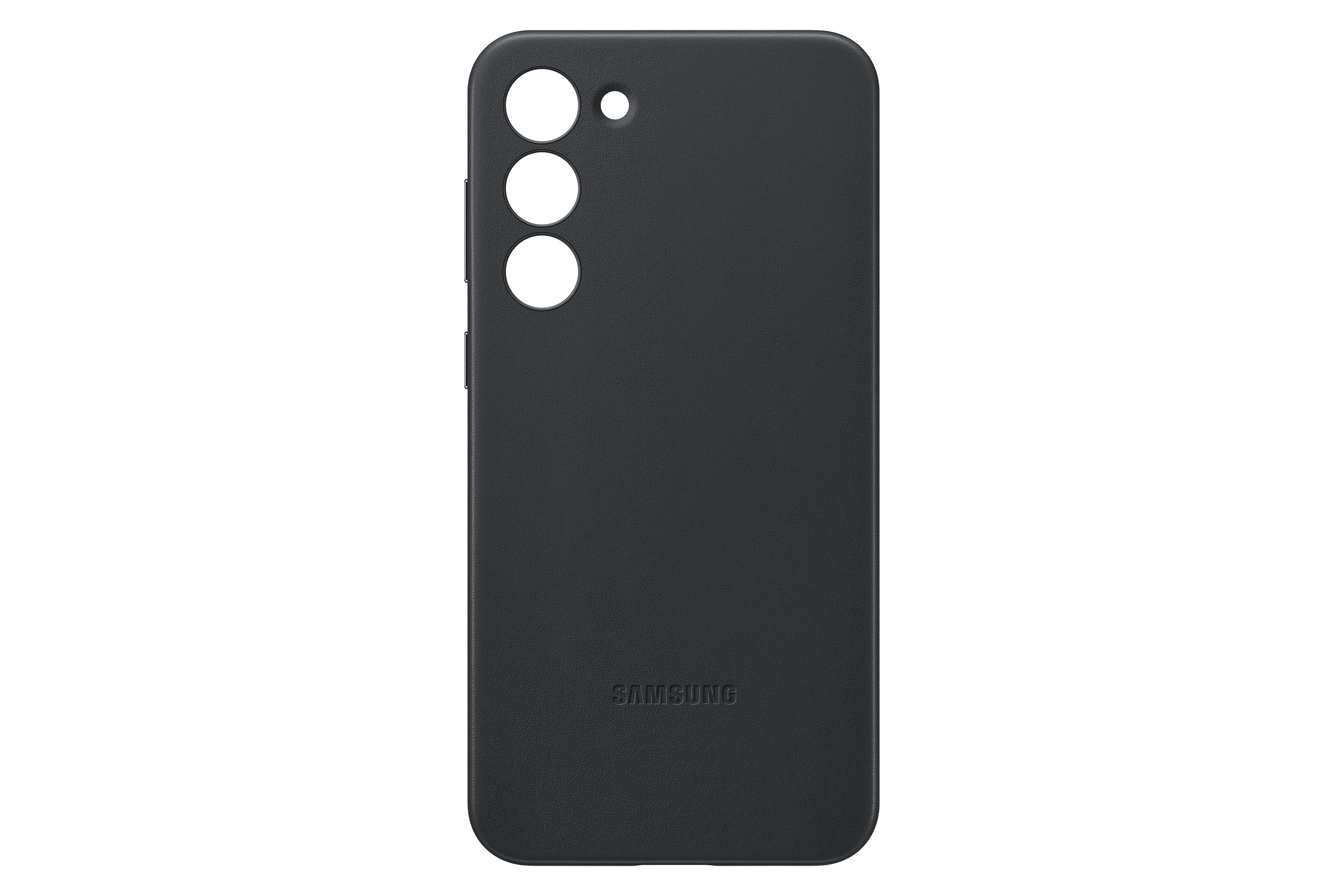 Samsung Leather Cover - Galaxy S23+ - Black