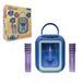 Lexibook Stitch Bluetooth Karaoke Machine met 2 Draadloze Microfoons, Blauw, BTC030DLXB