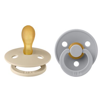 BIBS® Colour - Fopspeen - Cloud & Vanilla - 6-18 maanden - 2 stuks