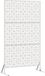 vidaXL Privacyscherm 100 x 50 x 180 cm Roestvrij staal Zilver