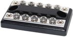 Blue Sea Systems Dualbus-stroomrail avec prise 5 voies 100a noir