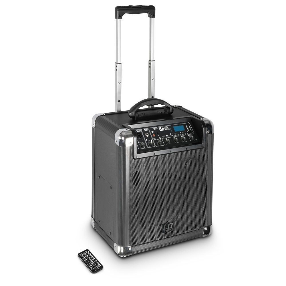 LD Systems Roadjack 10 - Mobiele geluidsset met mixer op accu