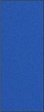 vidaXL Deurmat Blauw en Zwart 120 x 300 cm 100% Polyamide