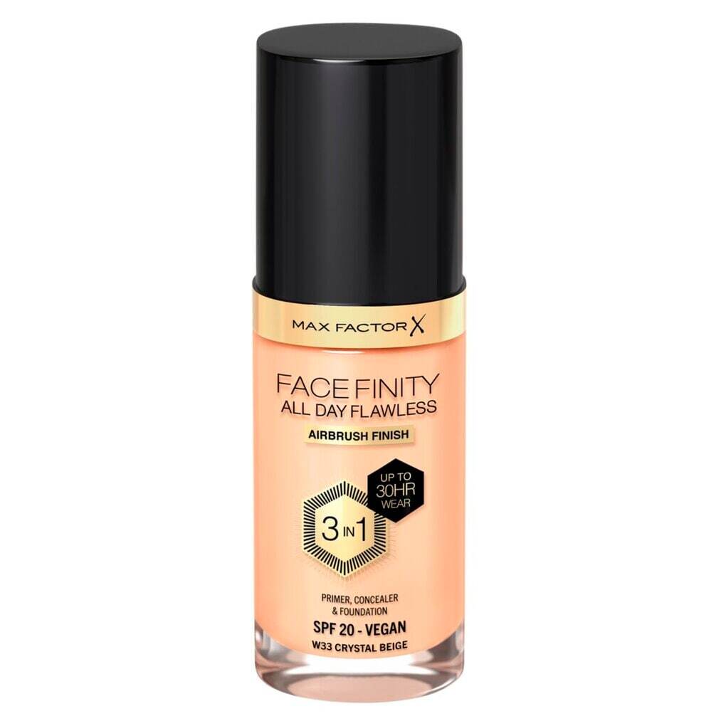 Max Factor Facefinity All Day Flawless W33 Crystal Beige Foundation