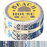 Naalden Quilt Studio - 6,3 cm Voorgesneden 40 Stoffen Strip Bundel (Strandhuis)