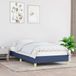 vidaXL Cadre de lit sans matelas, bleu, 90x200 cm, tissu