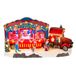 Well Home kerstdecoratie met beweging en muziek: Circus met LED-verlichting, beweging en muziek, USB of batterijen, 39 x 15,5 x 18,5 cm