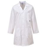 Portwest Standaard Stof- of labojas C852 - Wit - XS
