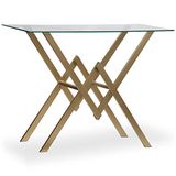 Menzzo Murviel tafel, goud, L 106,7 x D 40,6 x H 78,7 cm