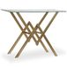 Menzzo Murviel tafel, goud, L 106,7 x D 40,6 x H 78,7 cm