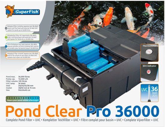 SuperFish Sf pondclear pro 36000 uvc-36w