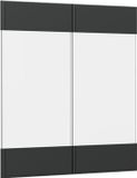 Vicco R-Line Keukenfront – 59.2 x 59 cm meubelfront voor de glazen hangkast Antraciet landhuis