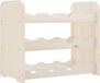 vidaXL Wijnrek 43x25x37 cm massief grenenhout