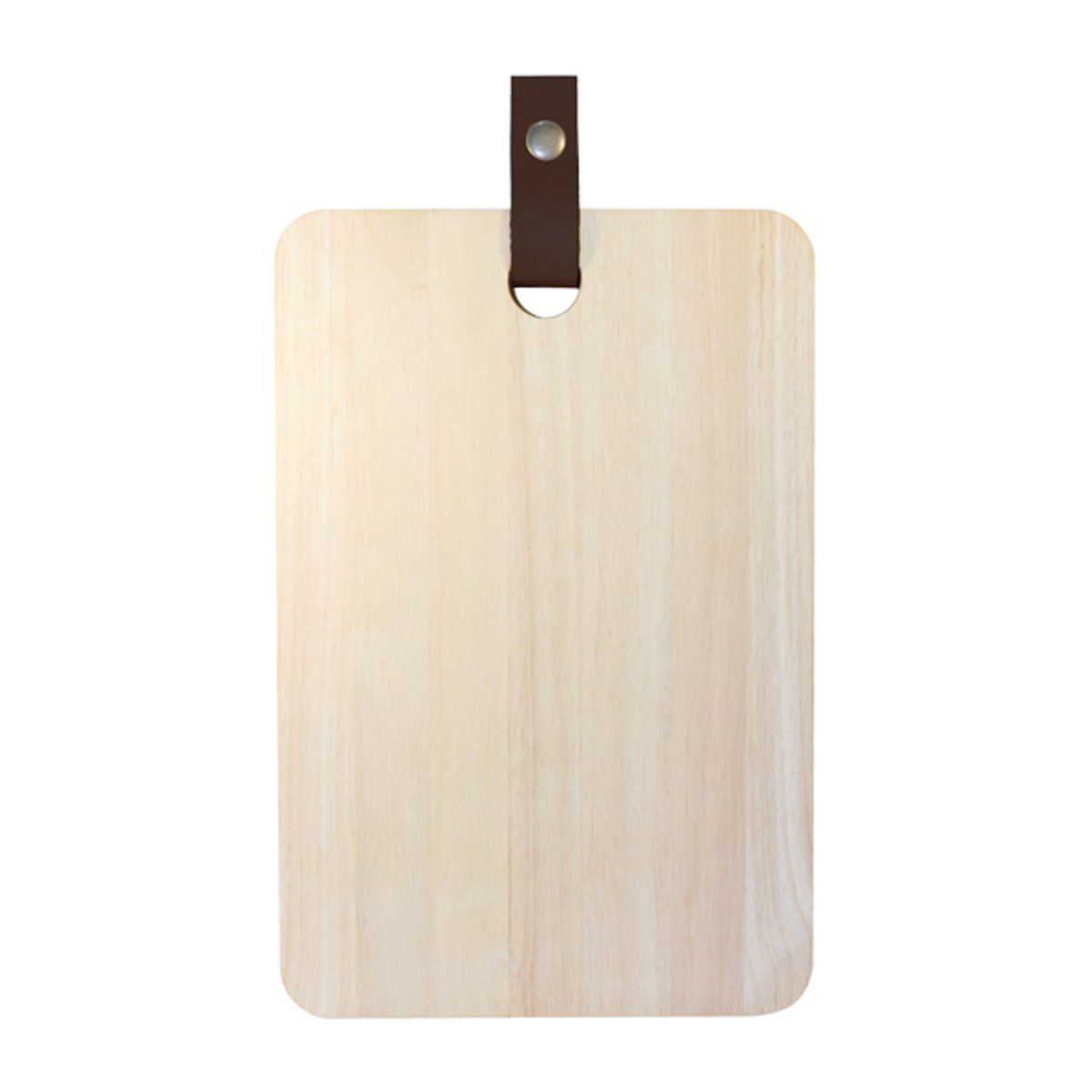 TAK Design Snijplank L - 20 x 30 cm - Bruin - Incl. Leer - Hout