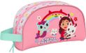 Gabby's Poppenhuis Toilettas - Roze - Polyester - 26 x 16 x 9 cm