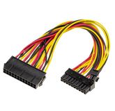 KALEA-INFORMATIQUE ATX-adapterkabel 24 vrouwelijk naar ATX24 mannelijk of ATX 20 en 4 mannelijk, lengte 30 cm
