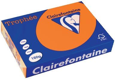 Clairefontaine Trophée Intens A4 feloranje 160 g 250 vel