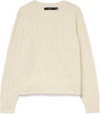 Vero Moda Trui Vmaries Ls O-neck Cable Pullover Bf 10331814 Birch Dames Maat - XL