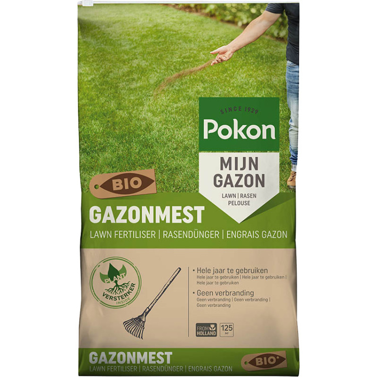 Pokon Bio Gazonmest voor 125m2