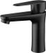 Ibenzoa® Robinet de lavabo élégant en acier inoxydable avec technologie d'économie d'eau et couleur noire