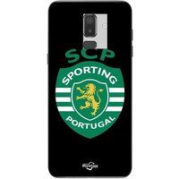 Samsung Galaxy j8 2018 SCP SPORTING PORTUGAL ZWART ACHTERGROND Maniacase