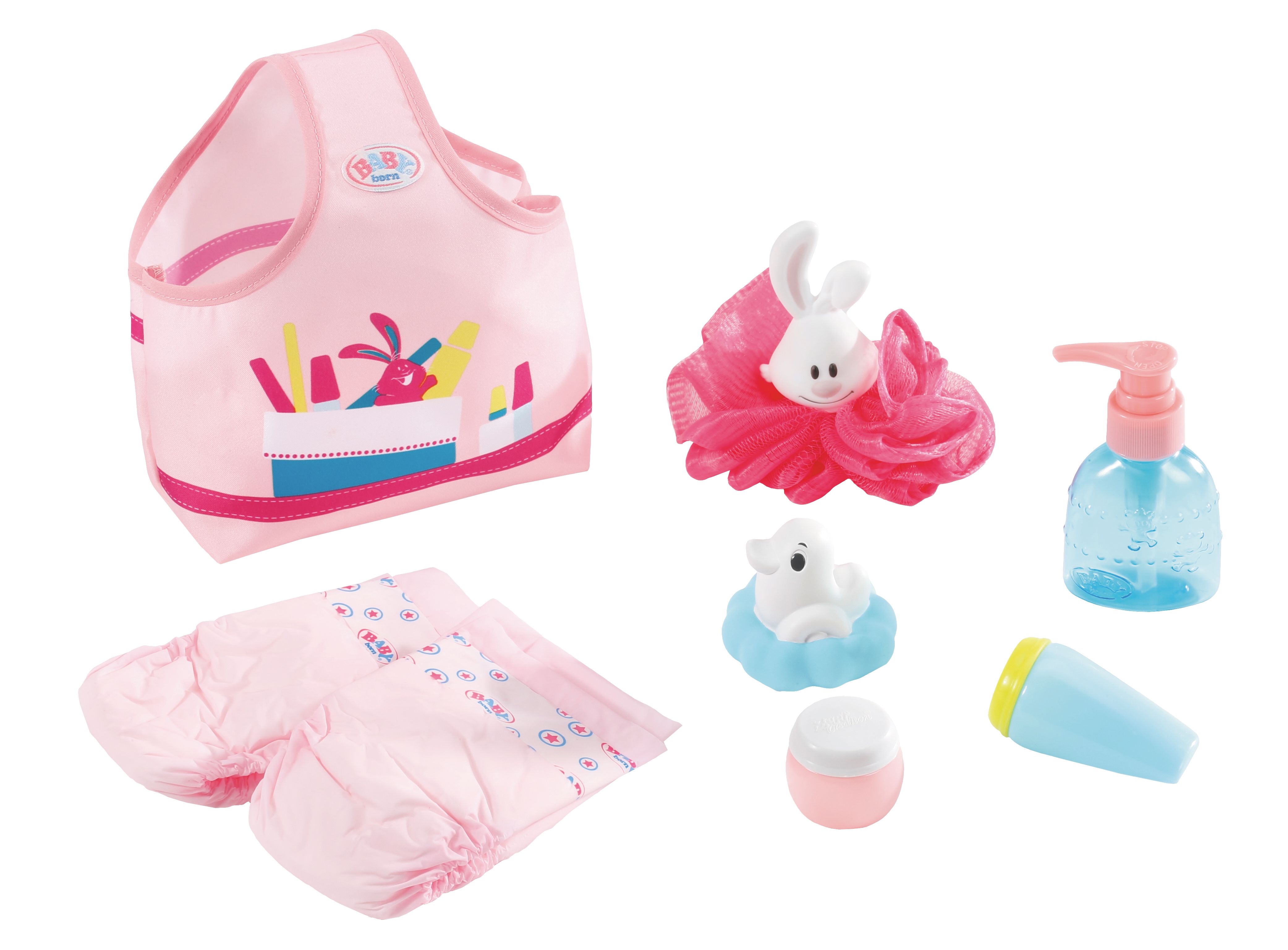 Zapf Creation BABY born Wash & Go Badset - 43 cm - Meisje